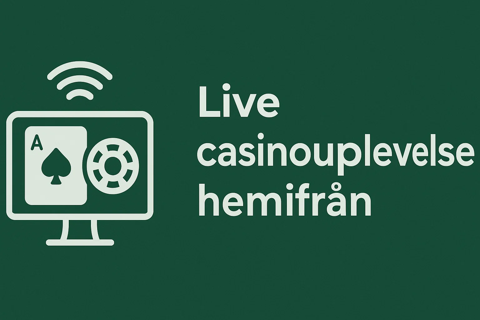 Live casinoupplevelse hemifrån